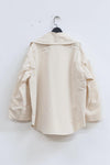 SWAYINGKNIT Oversized trench coat SW22AW1T95 warm white